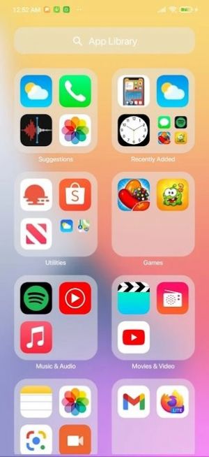浣熊仿iOS15桌面启动器免费下载安装截图1